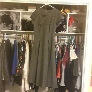 Modcloth grey pinup dress